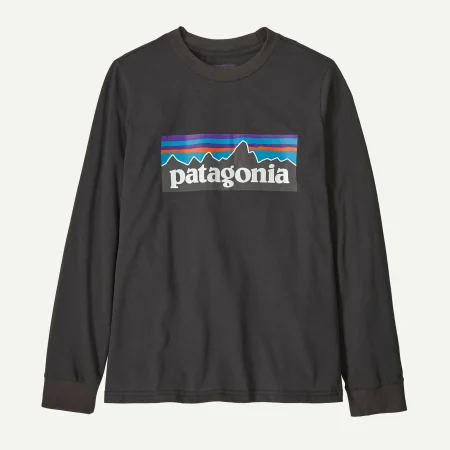 Patagonia Barnabolur Logo LS P-6 Ink Black