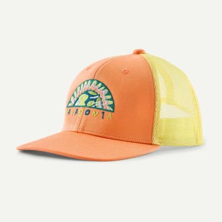 Patagonia Kids Trucker Barna Derhúfa Kids Planet Peach