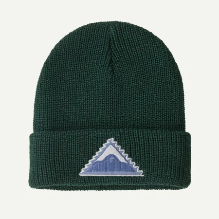 Patagonia Barnahúfa Beanie Logo P-6 Cascade Green