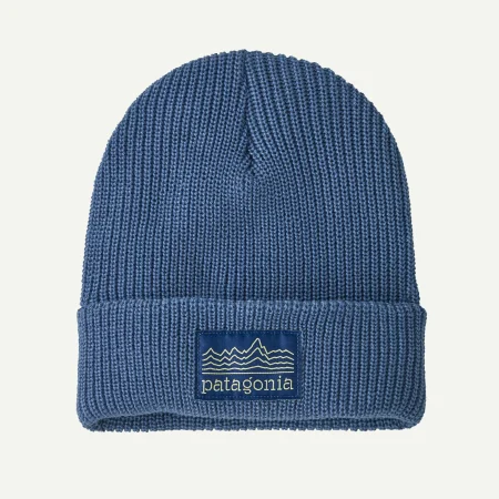 Patagonia Barnahúfa Beanie Logo P-6 Barn Blue
