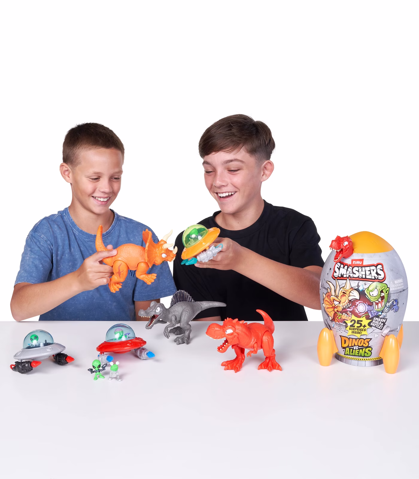 Zuru Smashers Eldflaug með risaeðlu og geimveru - Image 13