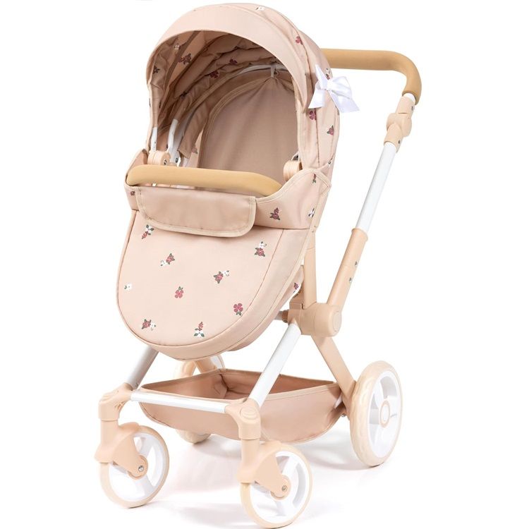 Bayer Dúkkuvagn XEO Beige með hvítri slaufu - Image 3