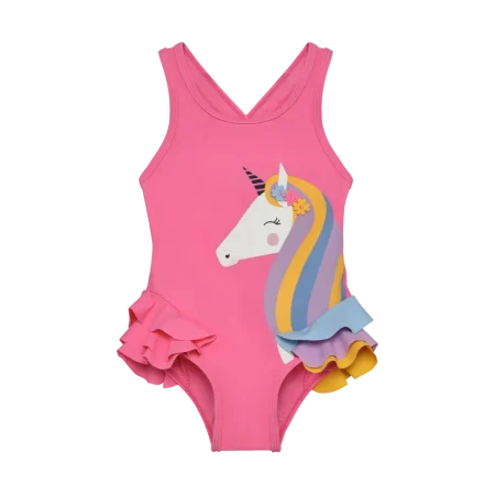 Color Kids Barna Sundbolur Með Kögri Pink Lemonade