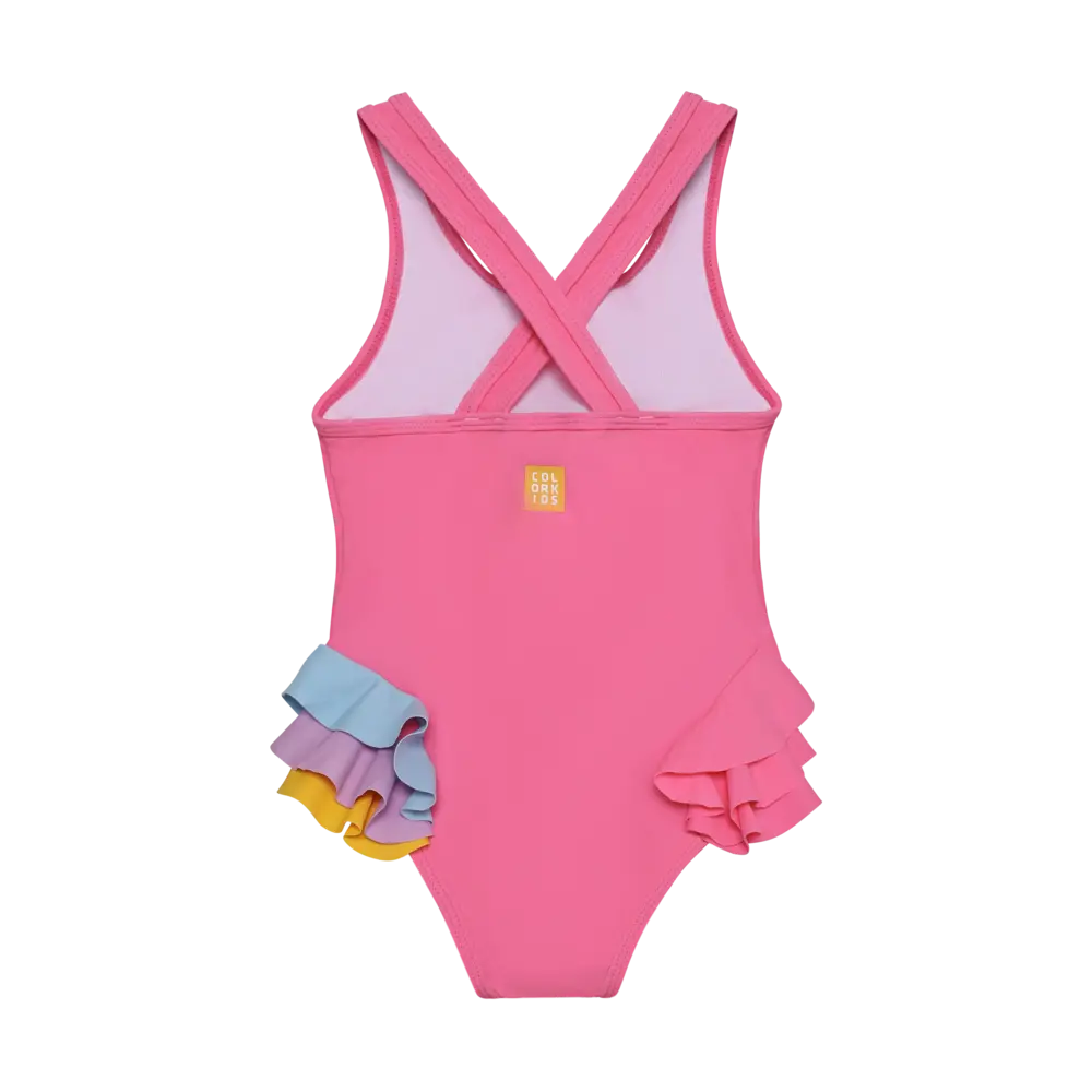 Color Kids Barna Sundbolur Með Kögri Pink Lemonade - Image 2