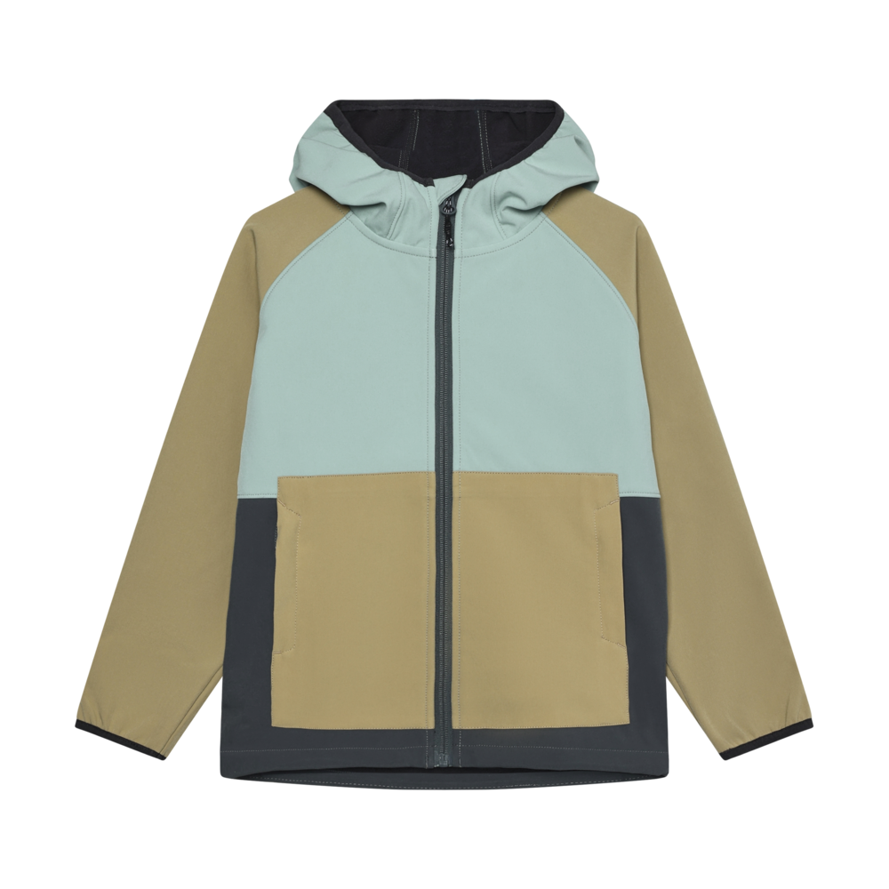 Color Kids Barna Softshell Jakki Colorblock Ether