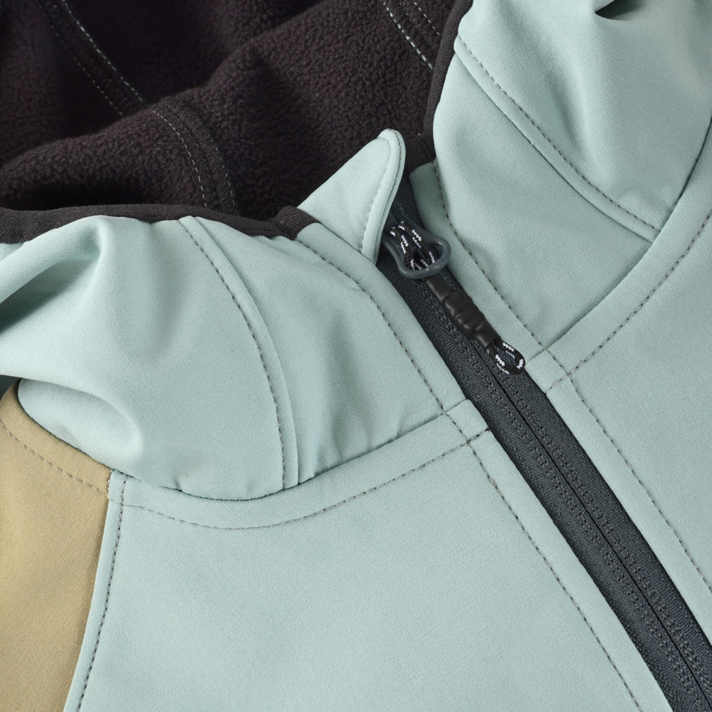 Color Kids Barna Softshell Jakki Colorblock Ether - Image 3