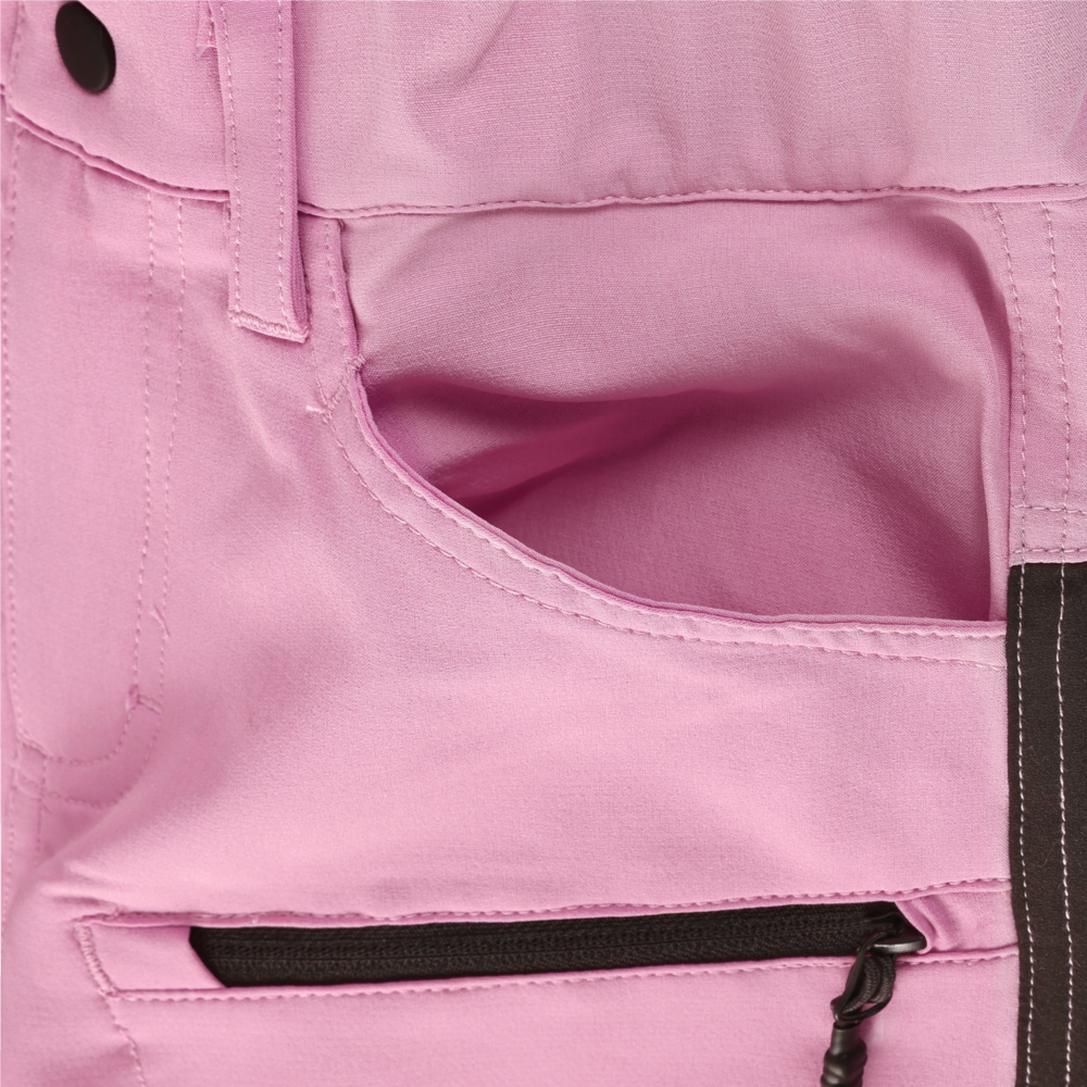 Color Kids Barna Zip Off Útivistarbuxur Begonia pink - Image 3