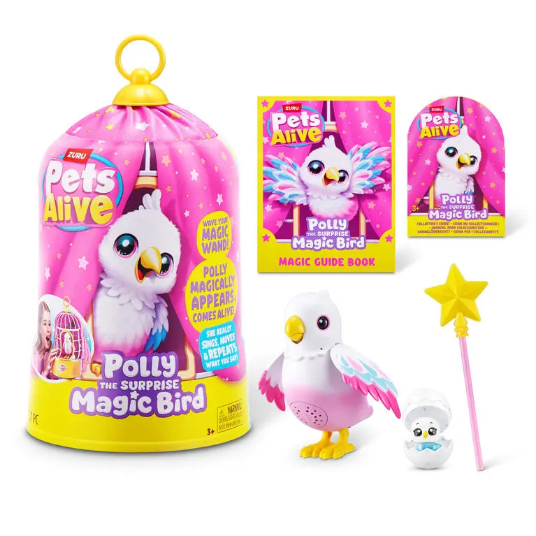 Zuru Pets Alive Polly Töfrandi Páfagaukur