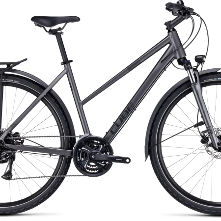 Cube Nature ONE Allroad Reiðhjól Graphite´n´black