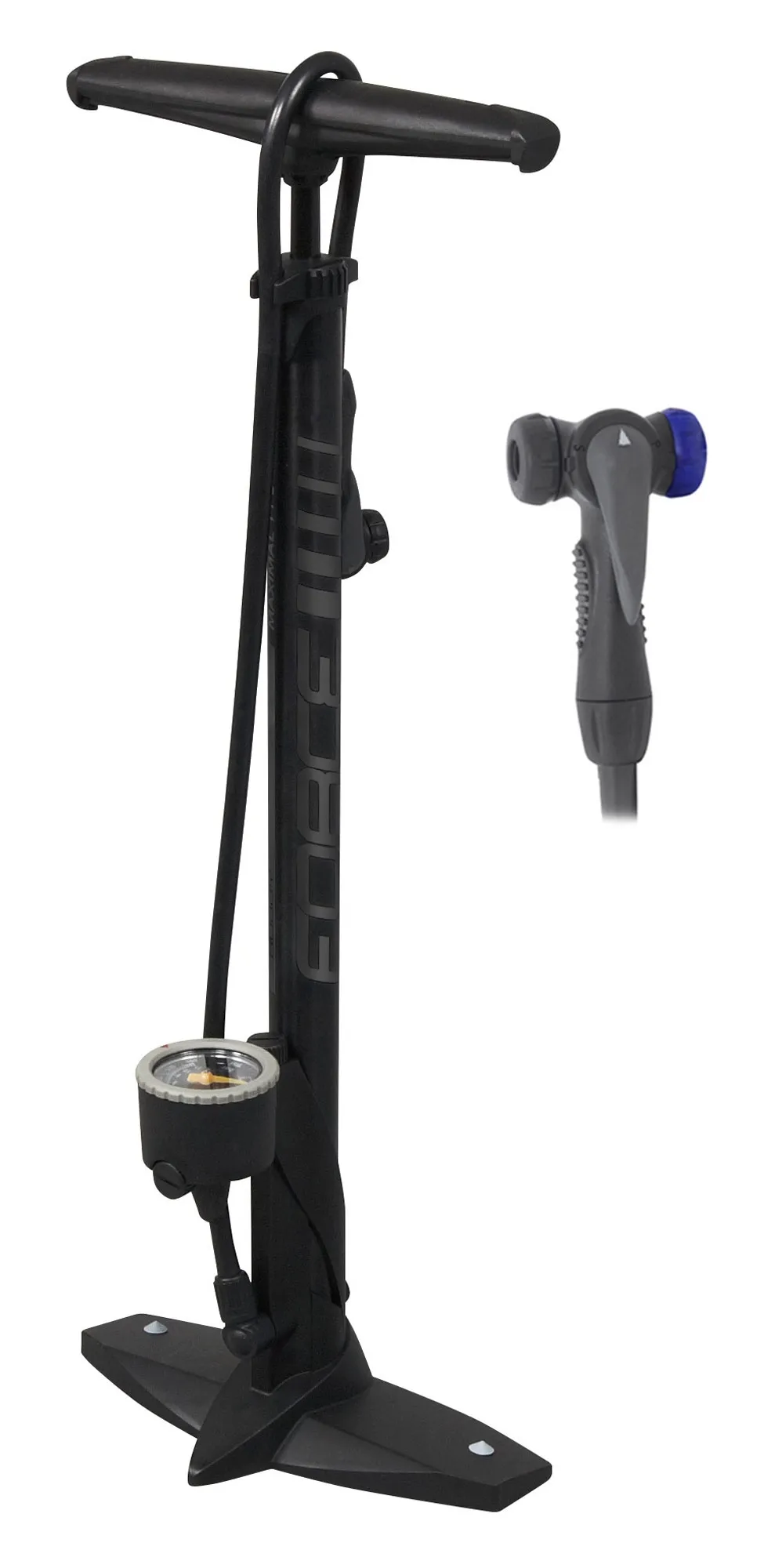 Force Hobby Gólfpumpa Ál 11 bar - Svört