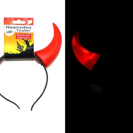 Devil Hárspöng með ljósi
