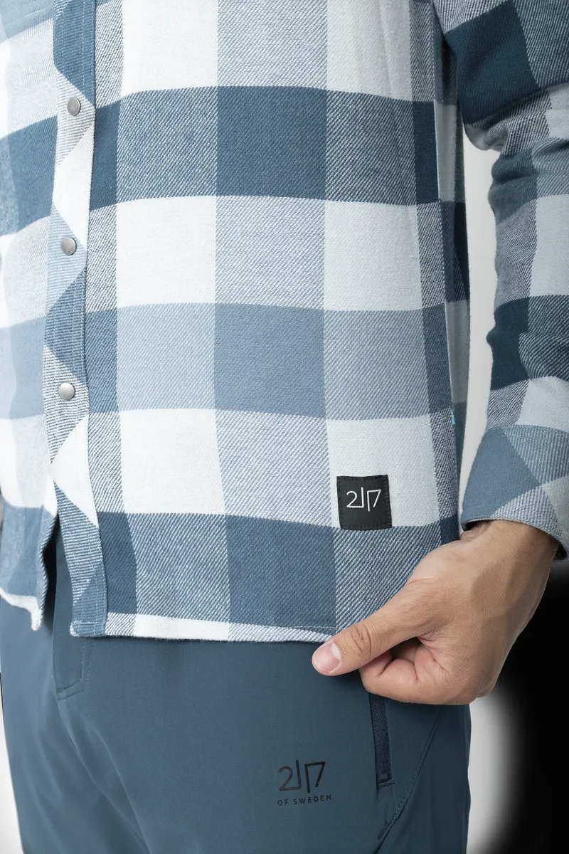 2117 Of Sweden Skjortan Herra Skyrta Pearl Blue - Image 8