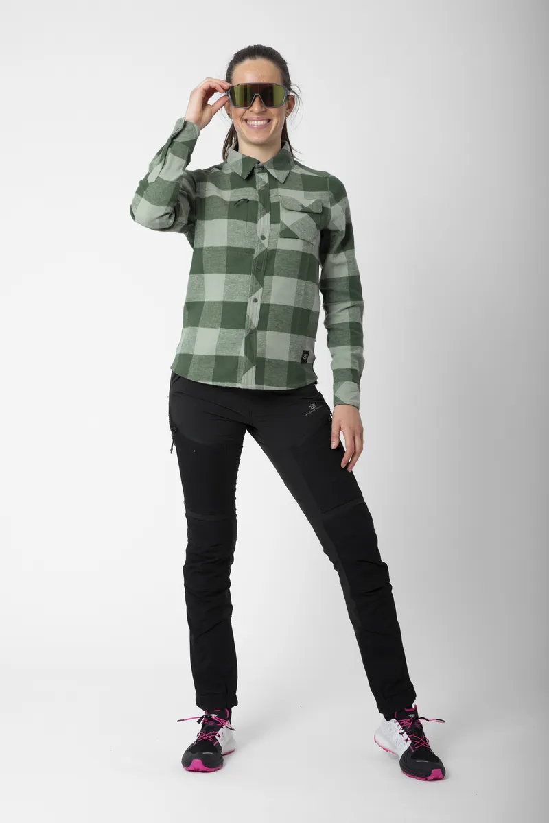 2117 Of Sweden Skjortan Dömu Skyrta Forest Green - Image 2