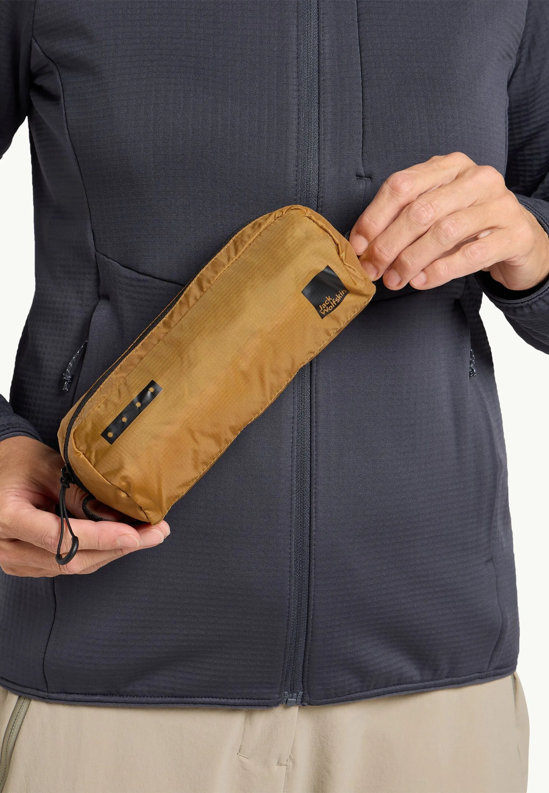 Jack Wolfskin Wandermood Mini Snyrtitaska Salted Caramel - Image 5