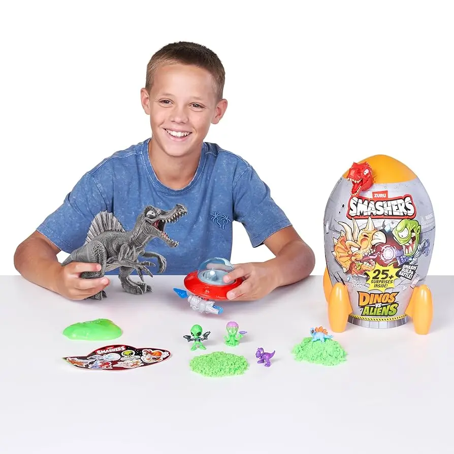 Zuru Smashers Eldflaug með risaeðlu og geimveru - Image 11