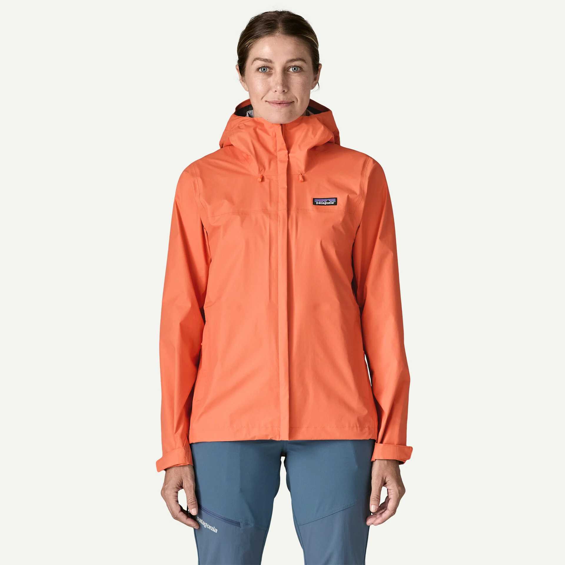 Patagonia Torrentshell 3ja laga Dömu Hlífðarjakki Peach Sherbet - Image 2