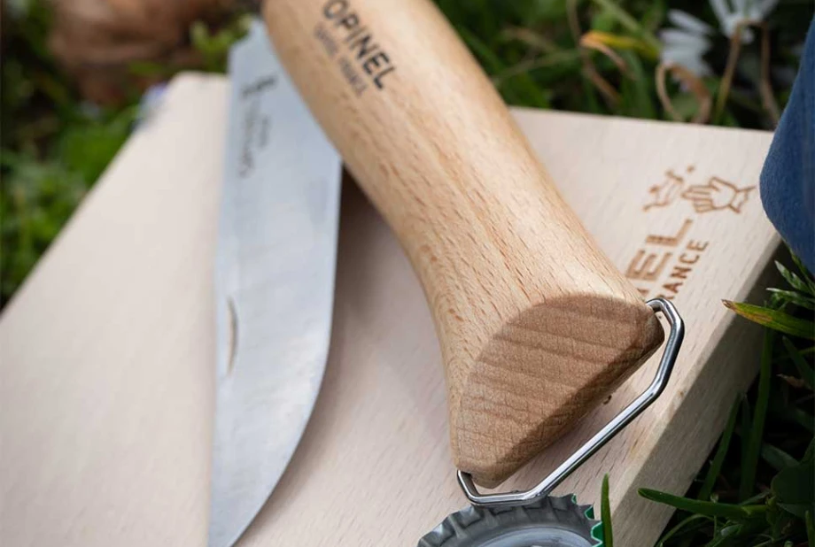 Opinel N°10 Hnífur með upptakara og tappatogara - Image 6