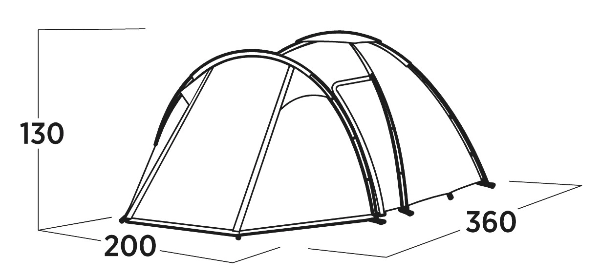 Easy Camp Tjald Lomsdal 3 - Image 2