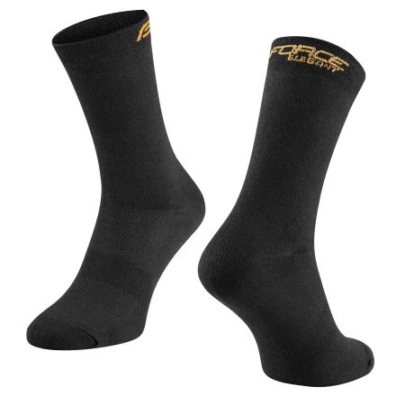 Force Elegant Hjólasokkar Háir Black-gold