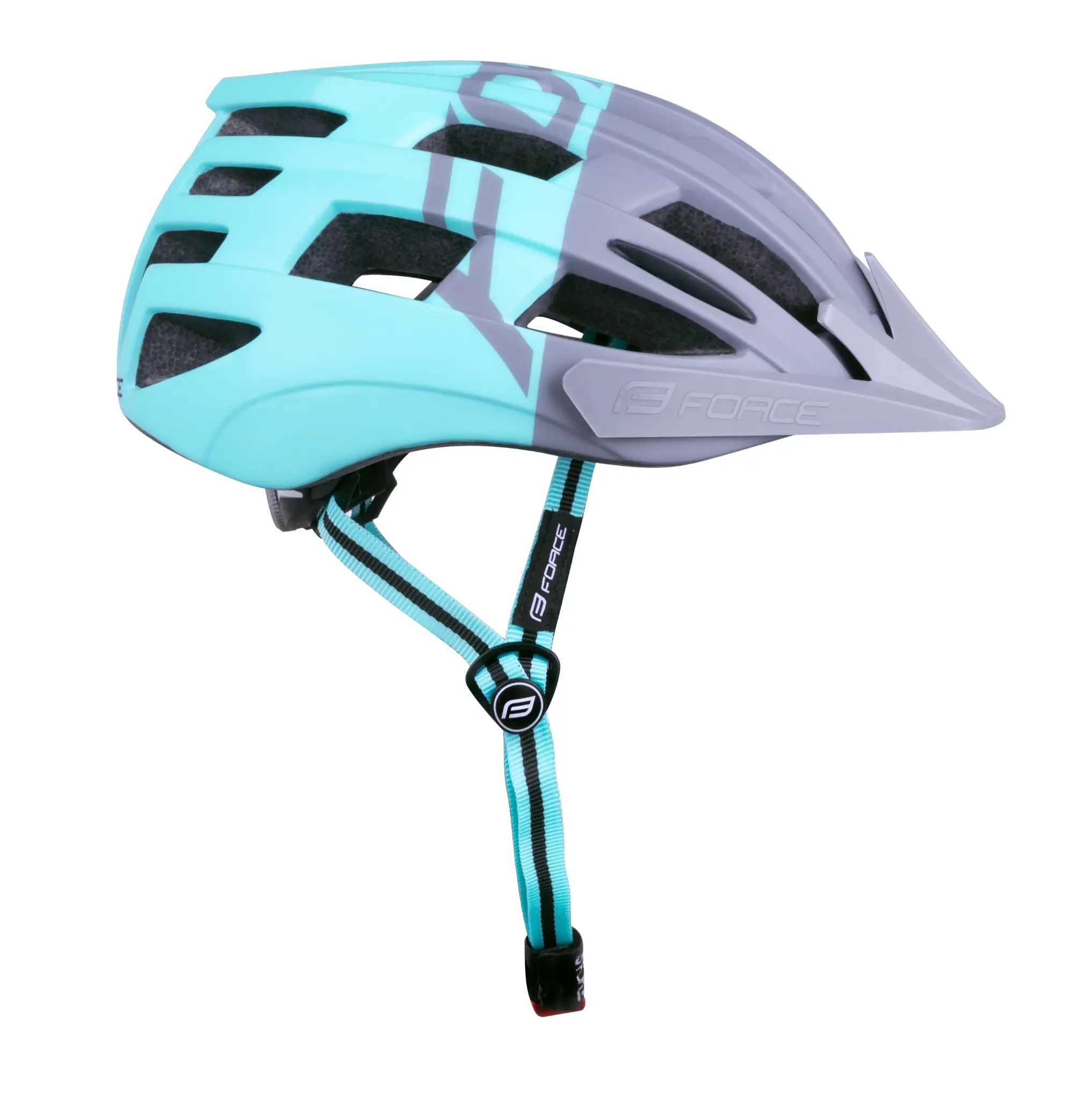 Force Corella MTB Hjálmur, Grey-turquoise - Image 6