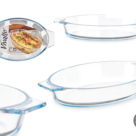 Vivalto Eldfastmót með höldum - oval 800ml