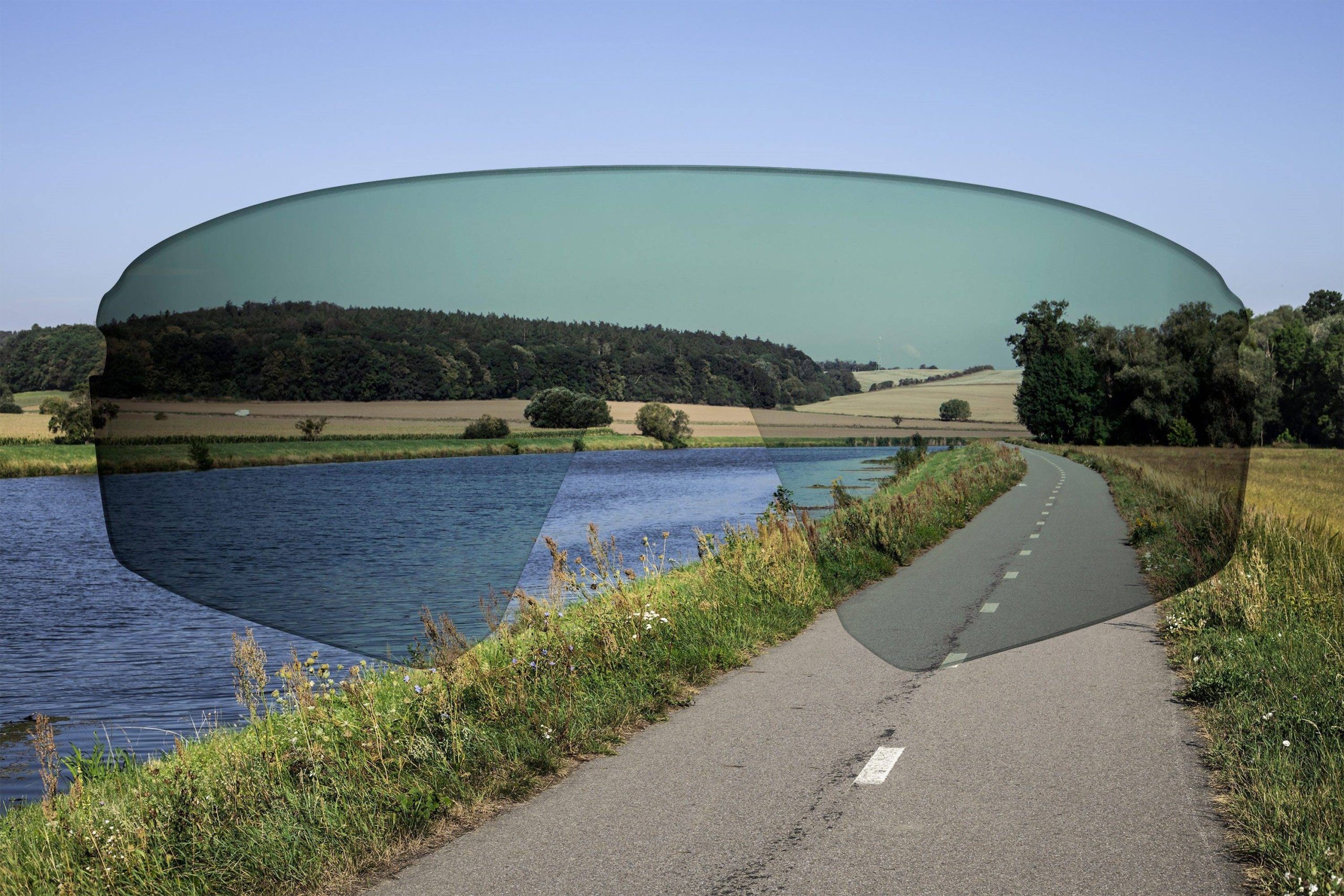 Force Scope Sólgleraugu - Svört/hvít/blá mirror lens - Image 5
