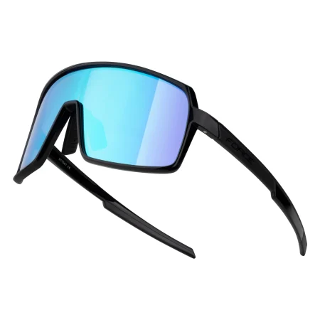 Force Zoom Sólgleraugu Black, Blátt gler