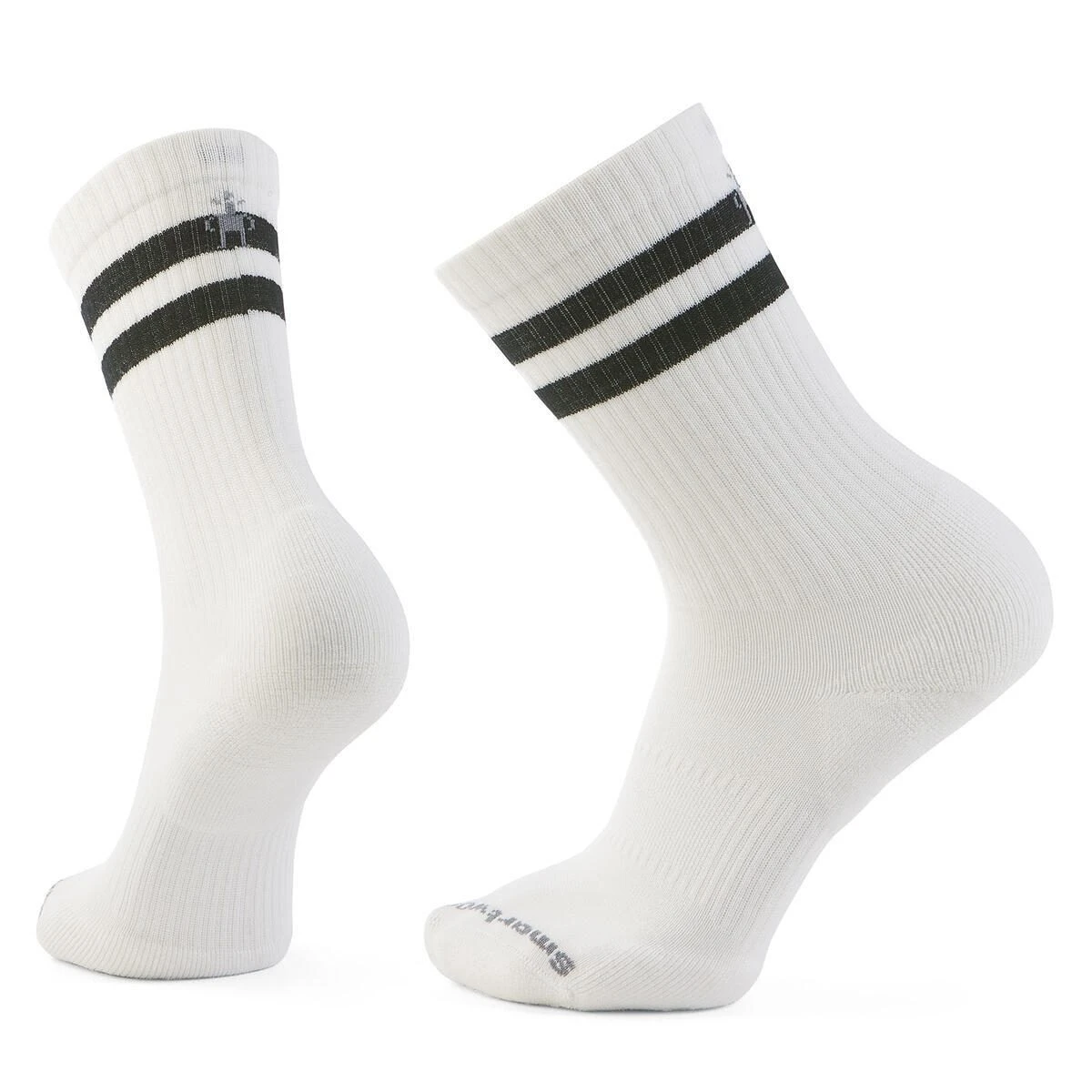 Smartwool Everyday Athletic Crew Sokkar Striped White