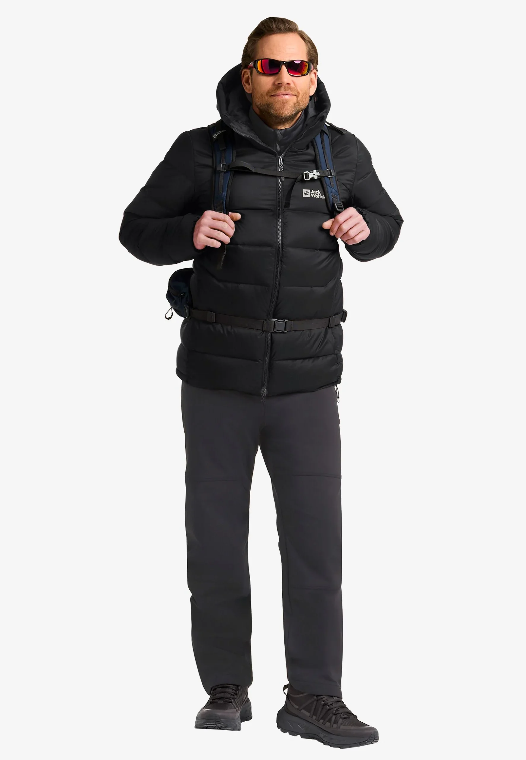 Jack Wolfskin Nebelhorn Herra Dúnúlpa RDS Black - Image 3