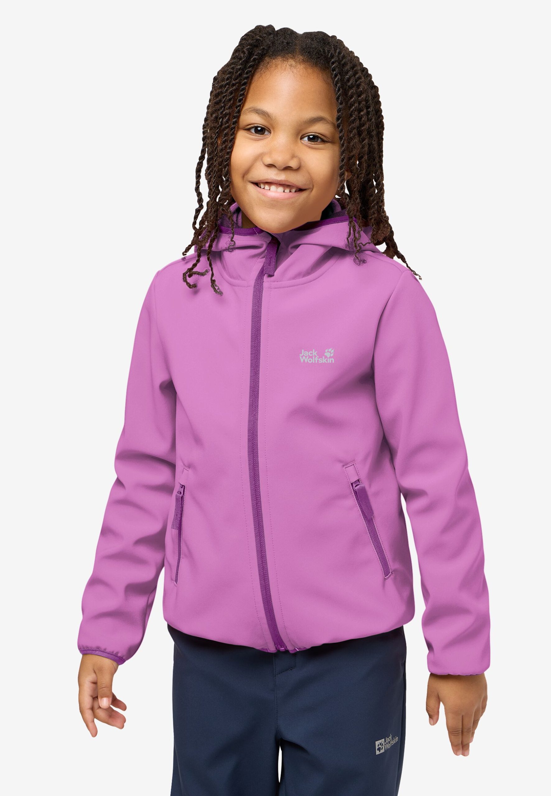 Jack Wolfskin Fourwinds Barna Jakki Foxglove - Image 3