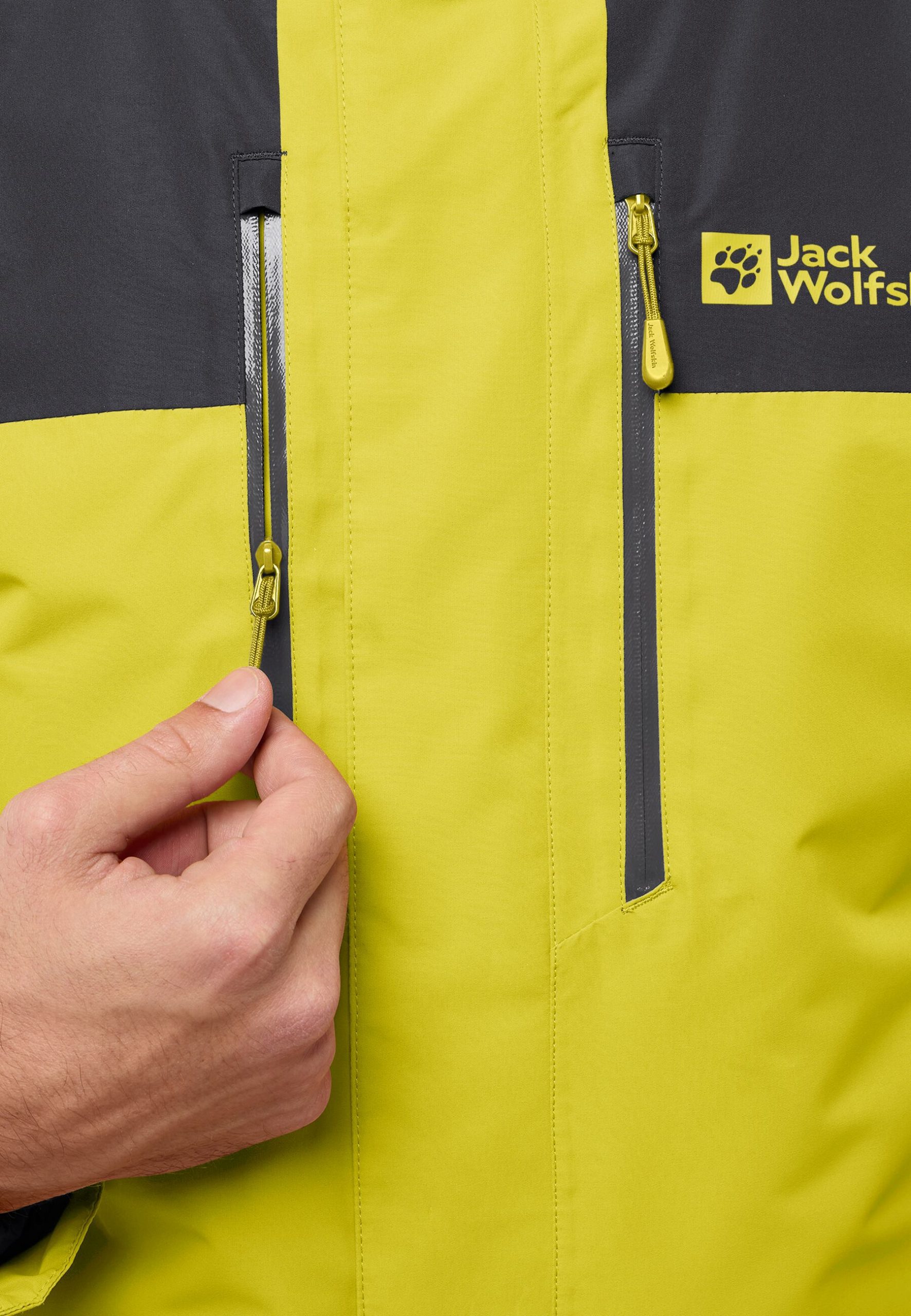 Jack Wolfskin Jasper 3in1 Herra Jakki Chartreuse - Image 4