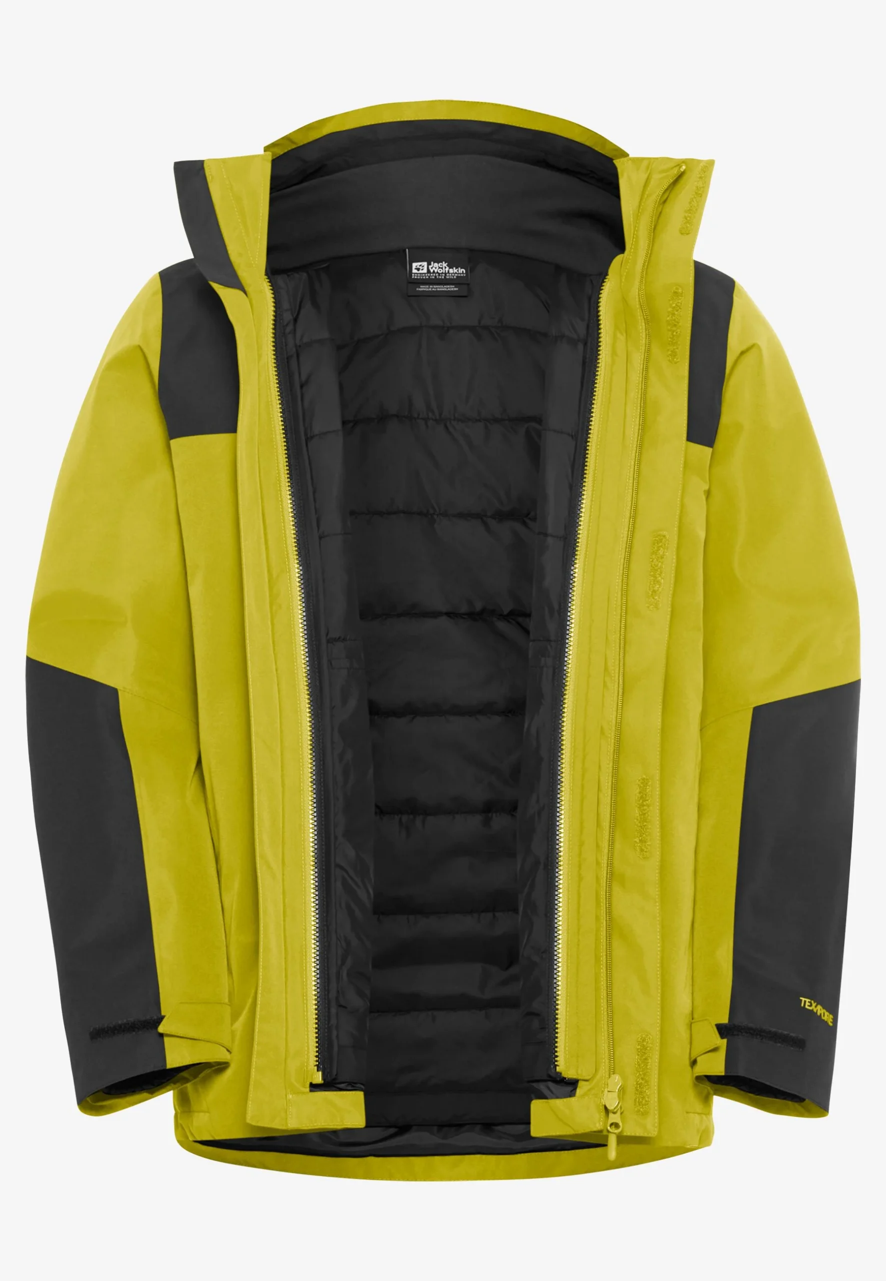 Jack Wolfskin Jasper 3in1 Herra Jakki Chartreuse - Image 24