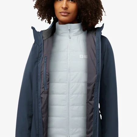Jack Wolfskin Hunberg 3in1 Dömujakki Midnight Sky