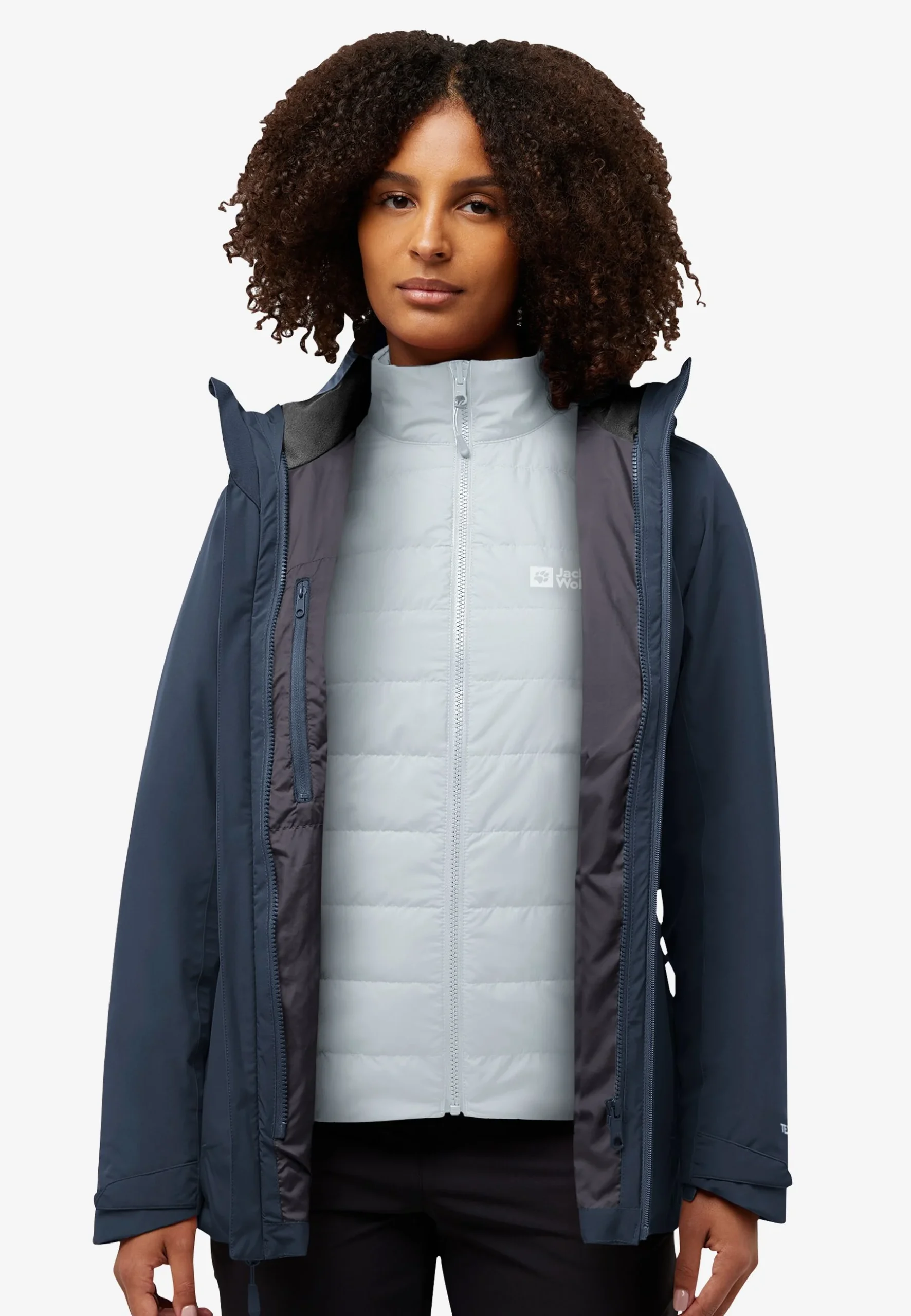 Jack Wolfskin Hunberg 3in1 Dömujakki Midnight Sky