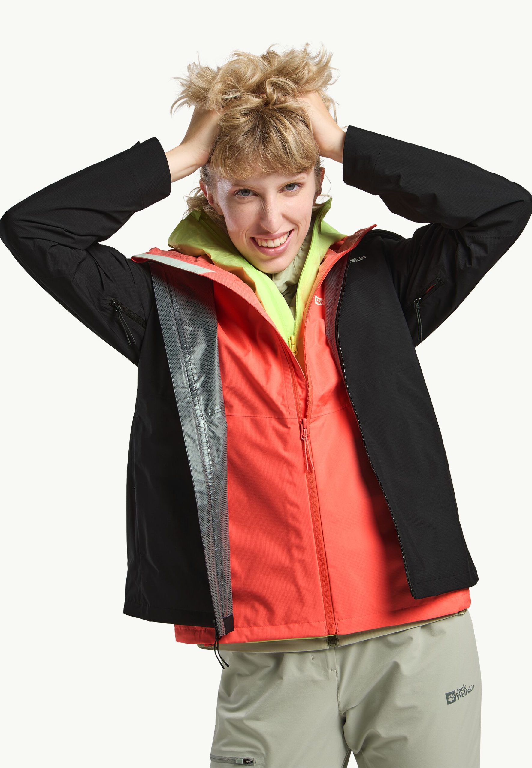 Jack Wolfskin Prelight 2.5L Dömu Jakki Black - Image 4