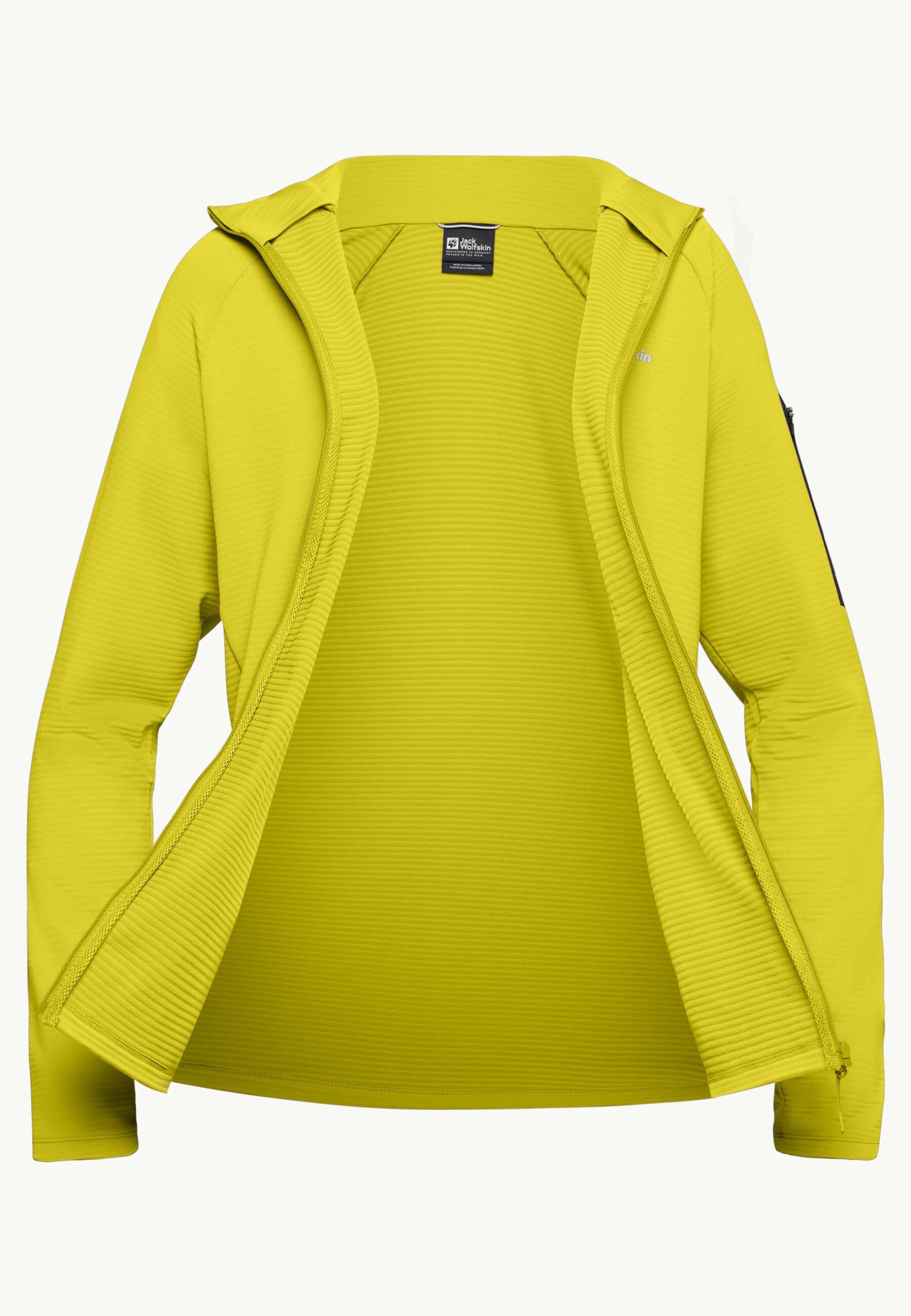 Jack Wolfskin Prelight Full Zip Herra Peysa Chartreuse - Image 8