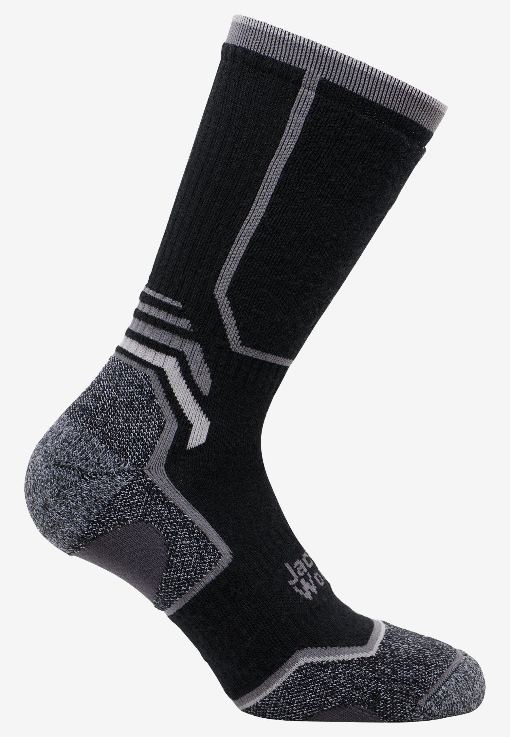 Jack Wolfskin Trek Merino Sokkar CL C Black - Image 7