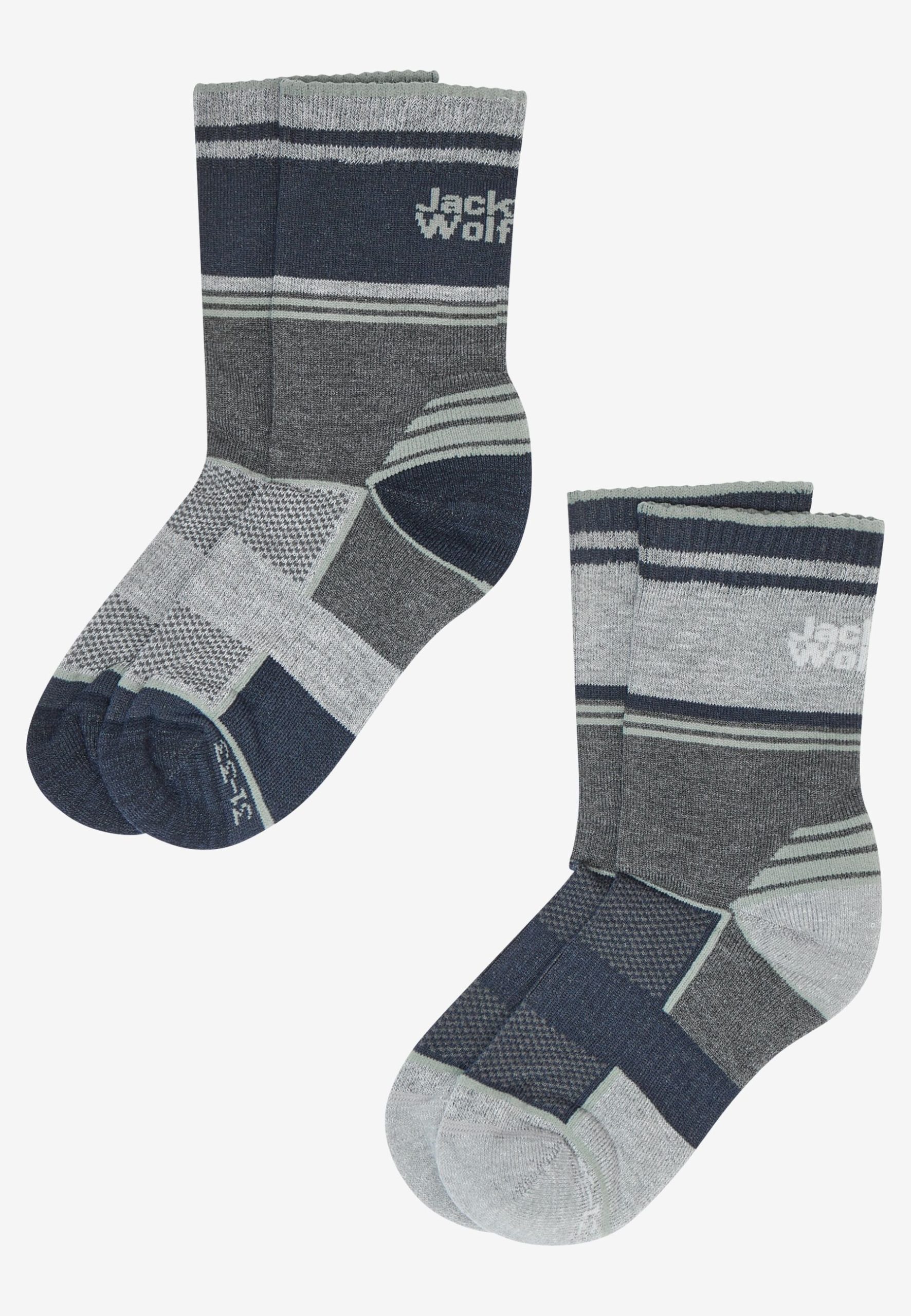 Jack Wolfskin Krakka Göngusokkar Dark Grey/Light Grey - Image 3