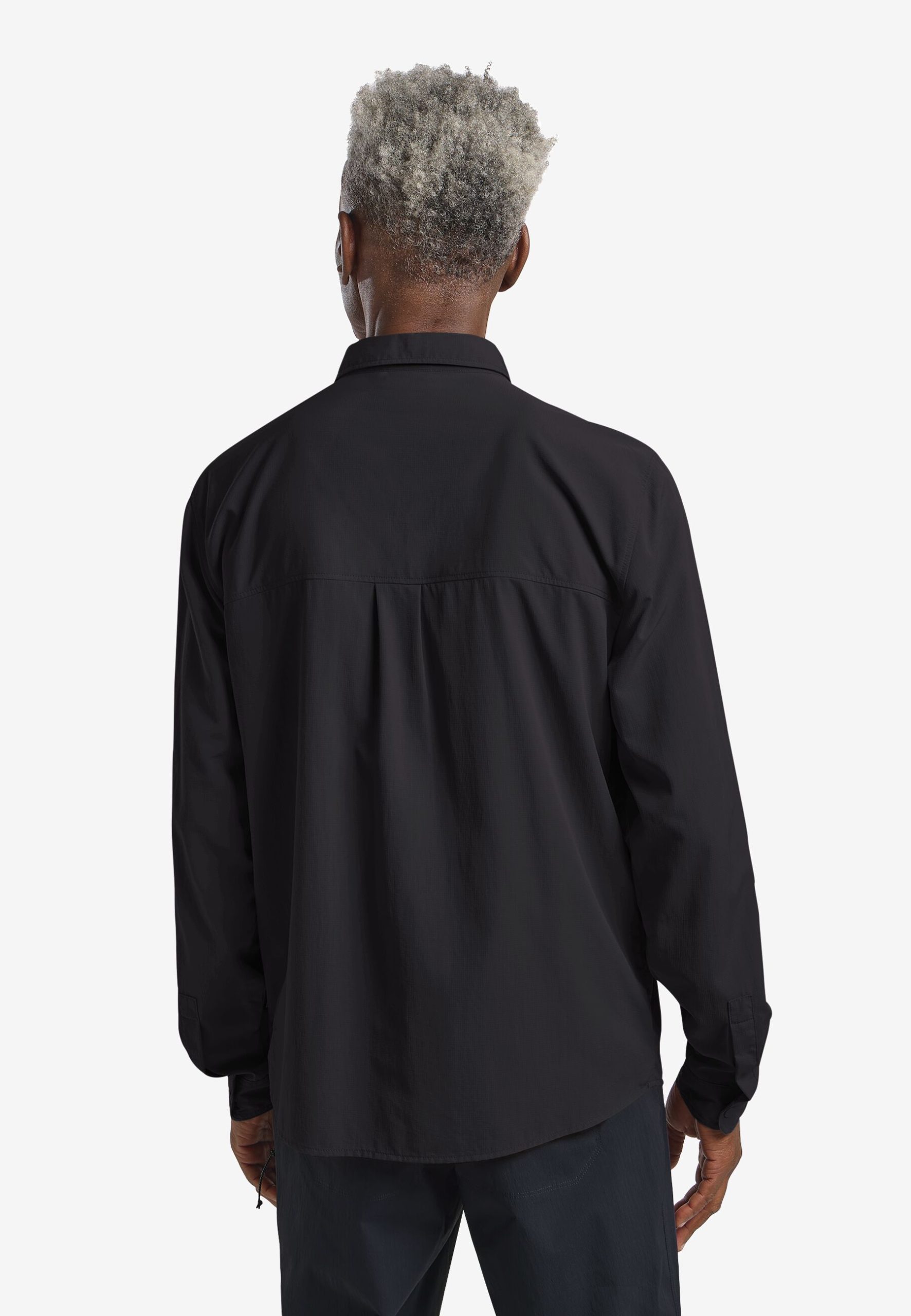 Jack Wolfskin Herraskyrta Sierra Canyon Black - Image 2