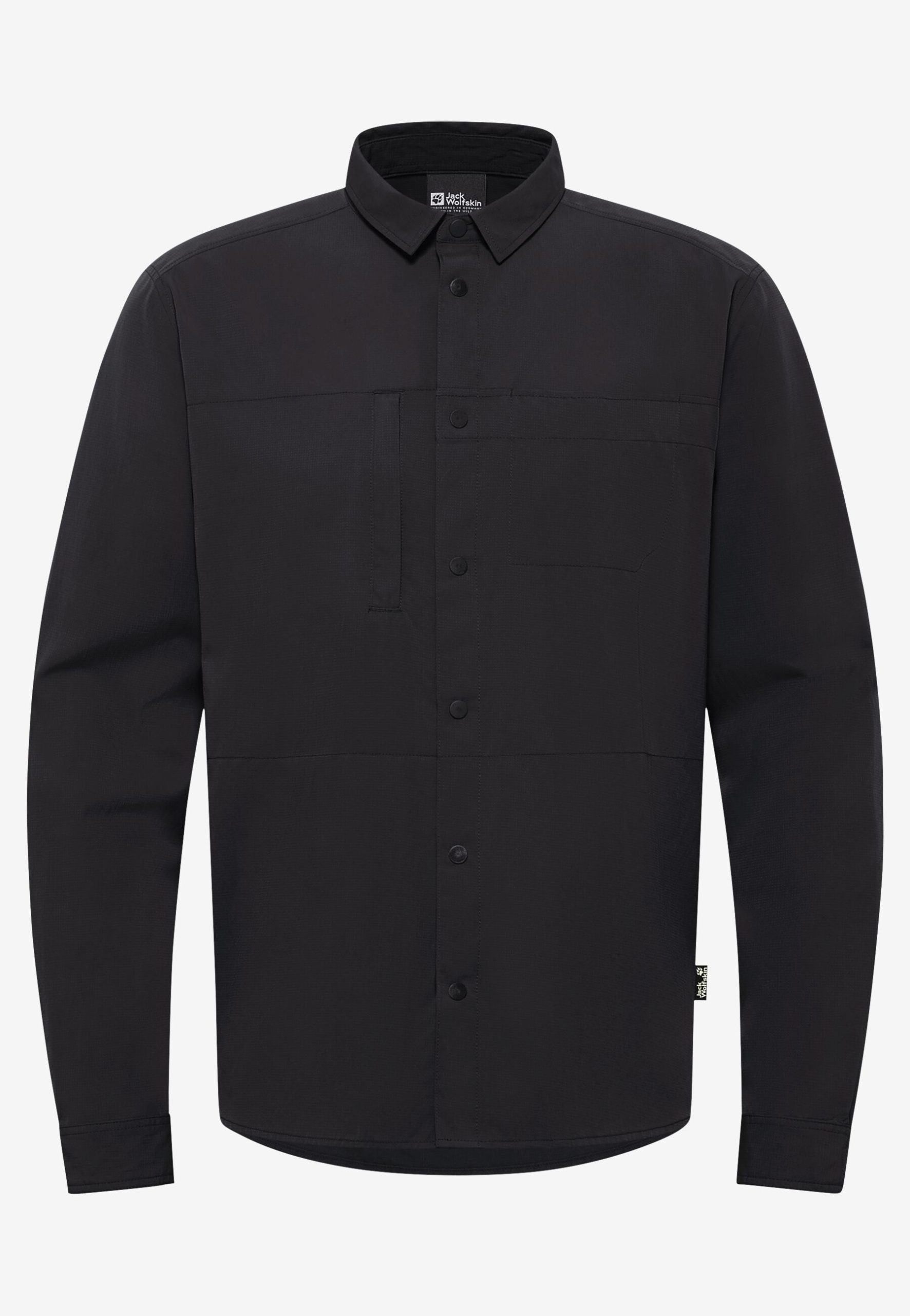 Jack Wolfskin Herraskyrta Sierra Canyon Black - Image 5