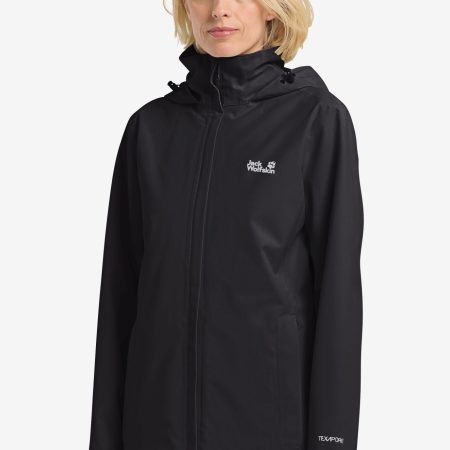 Jack Wolfskin 2L Dömu Skeljakki Trailtime Black