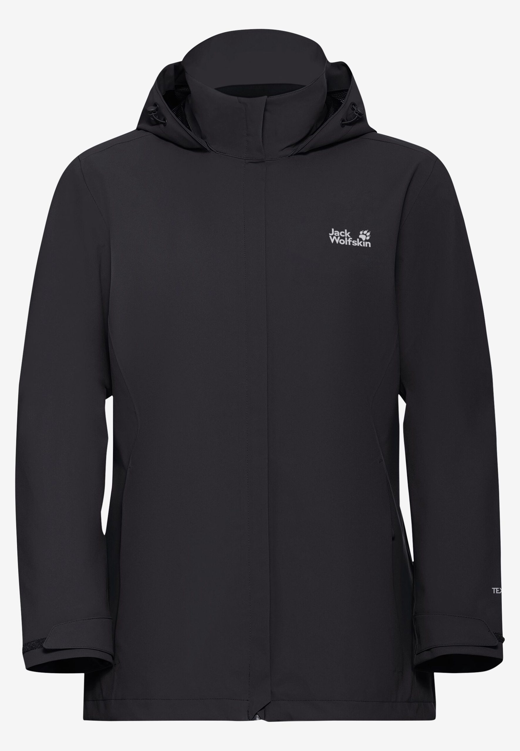 Jack Wolfskin 2L Dömu Skeljakki Trailtime Black - Image 7