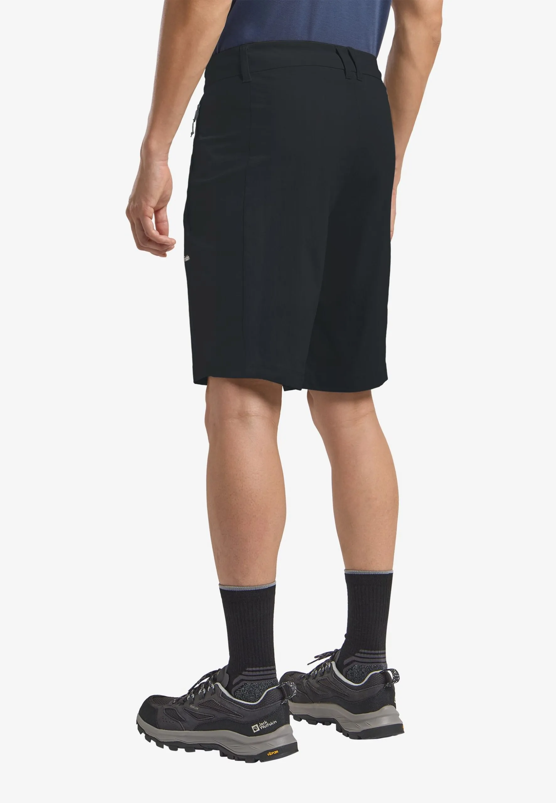 Jack Wolfskin Herra Göngu Stuttbuxur Hikeout Black - Image 2