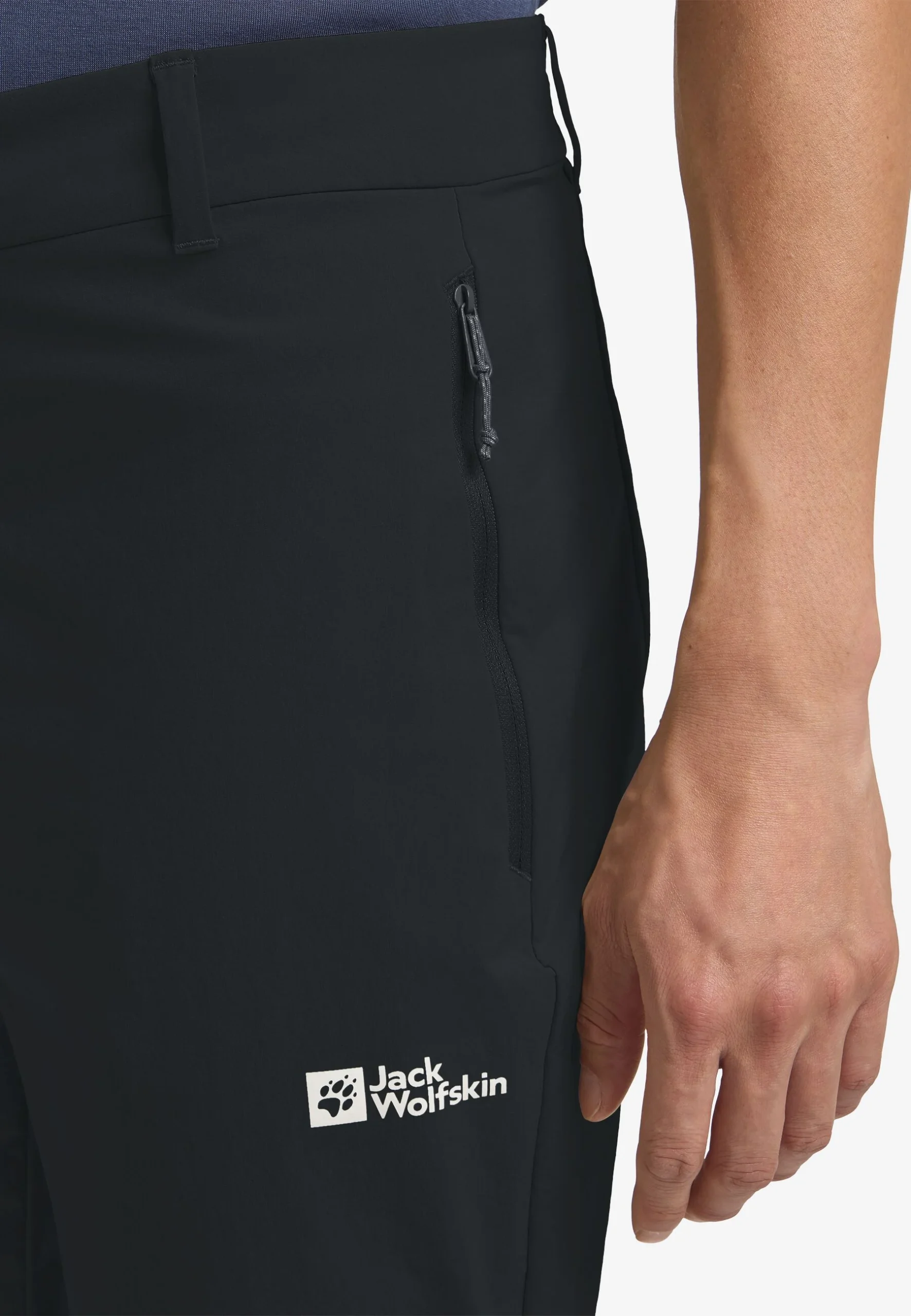 Jack Wolfskin Herra Göngu Stuttbuxur Hikeout Black - Image 5