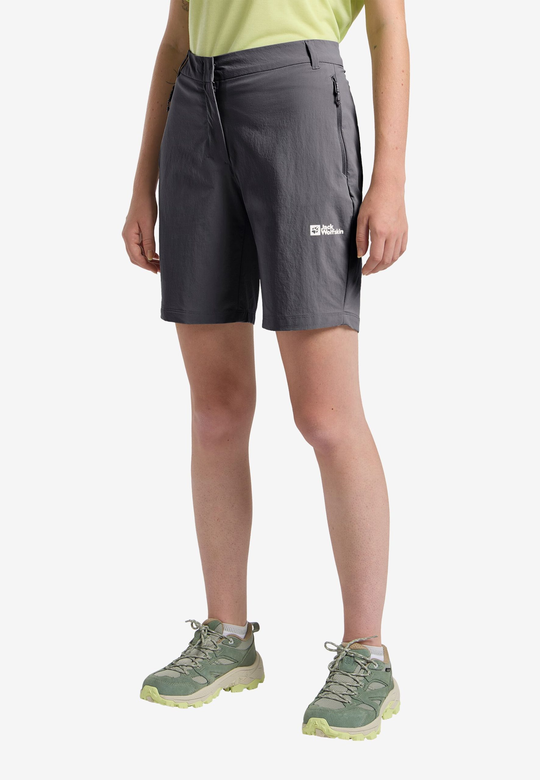 Jack Wolfskin Dömu Göngu Stuttbuxur Hikeout Black - Image 3