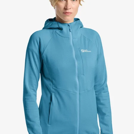 Jack Wolfskin Kolbenberg Dömu Hettupeysa FZ Sky Blue
