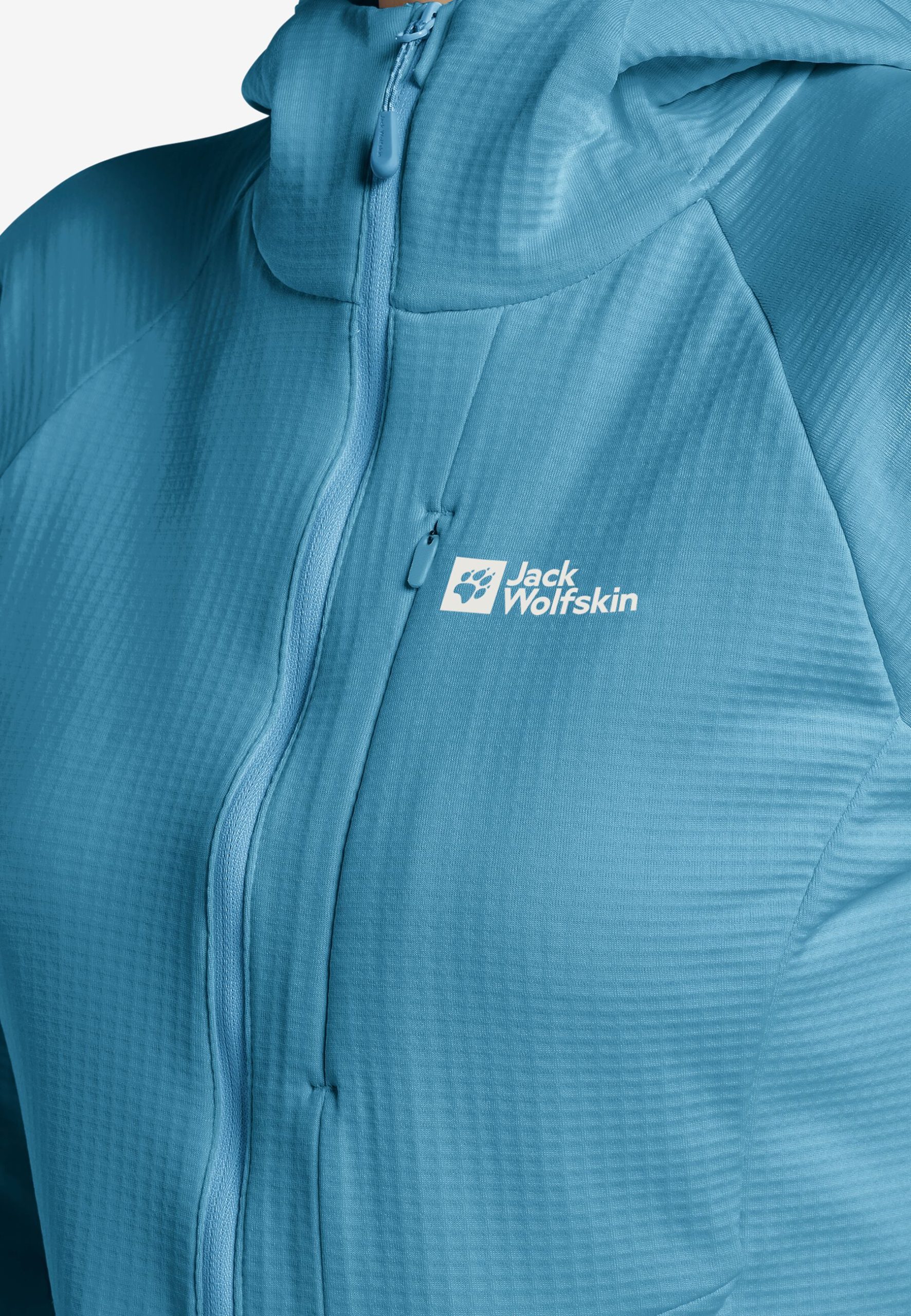 Jack Wolfskin Kolbenberg Dömu Hettupeysa FZ Sky Blue - Image 5