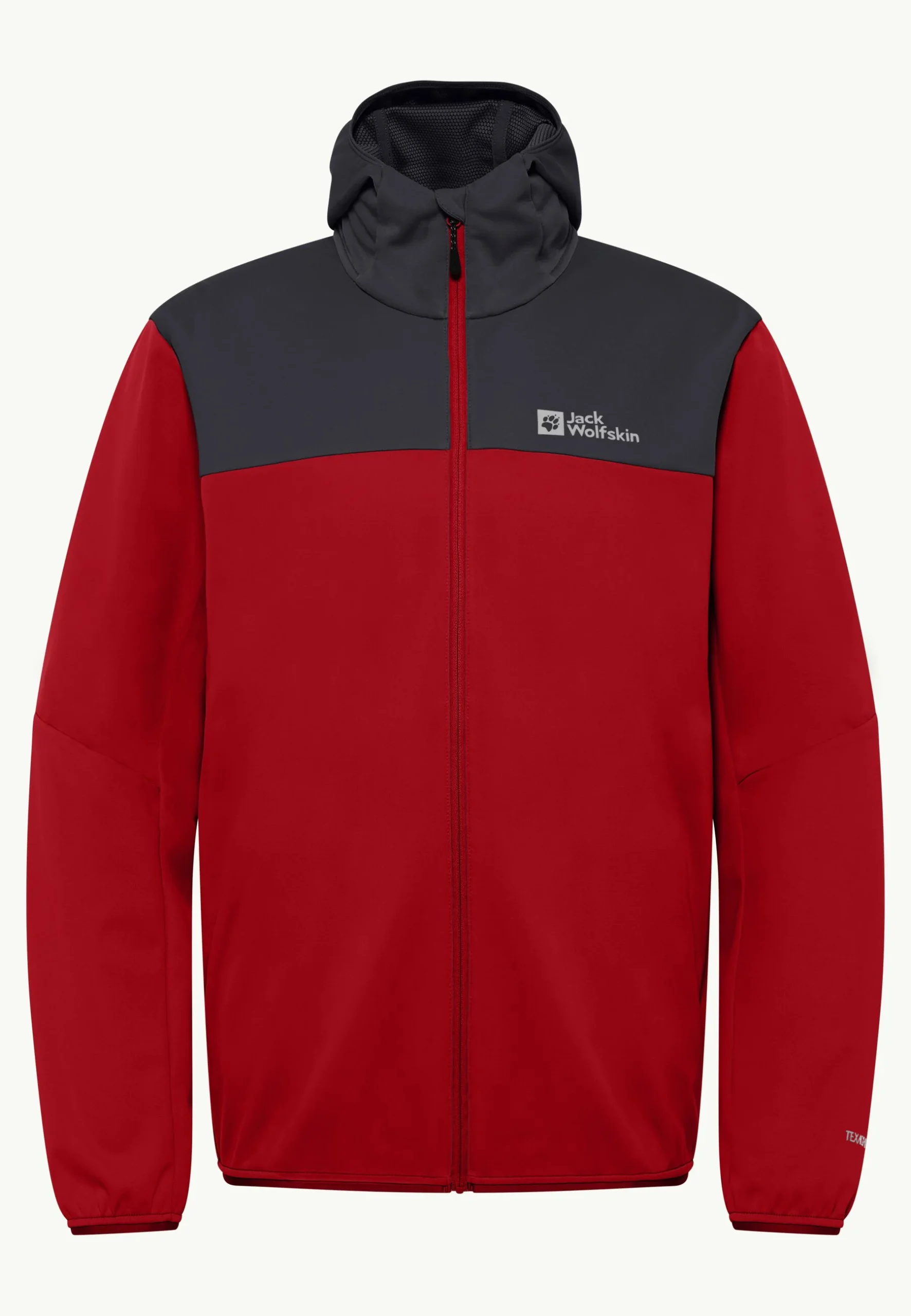 Jack Wolfskin Feldberg Herrajakki með hettu Adrenaline Red - Image 8