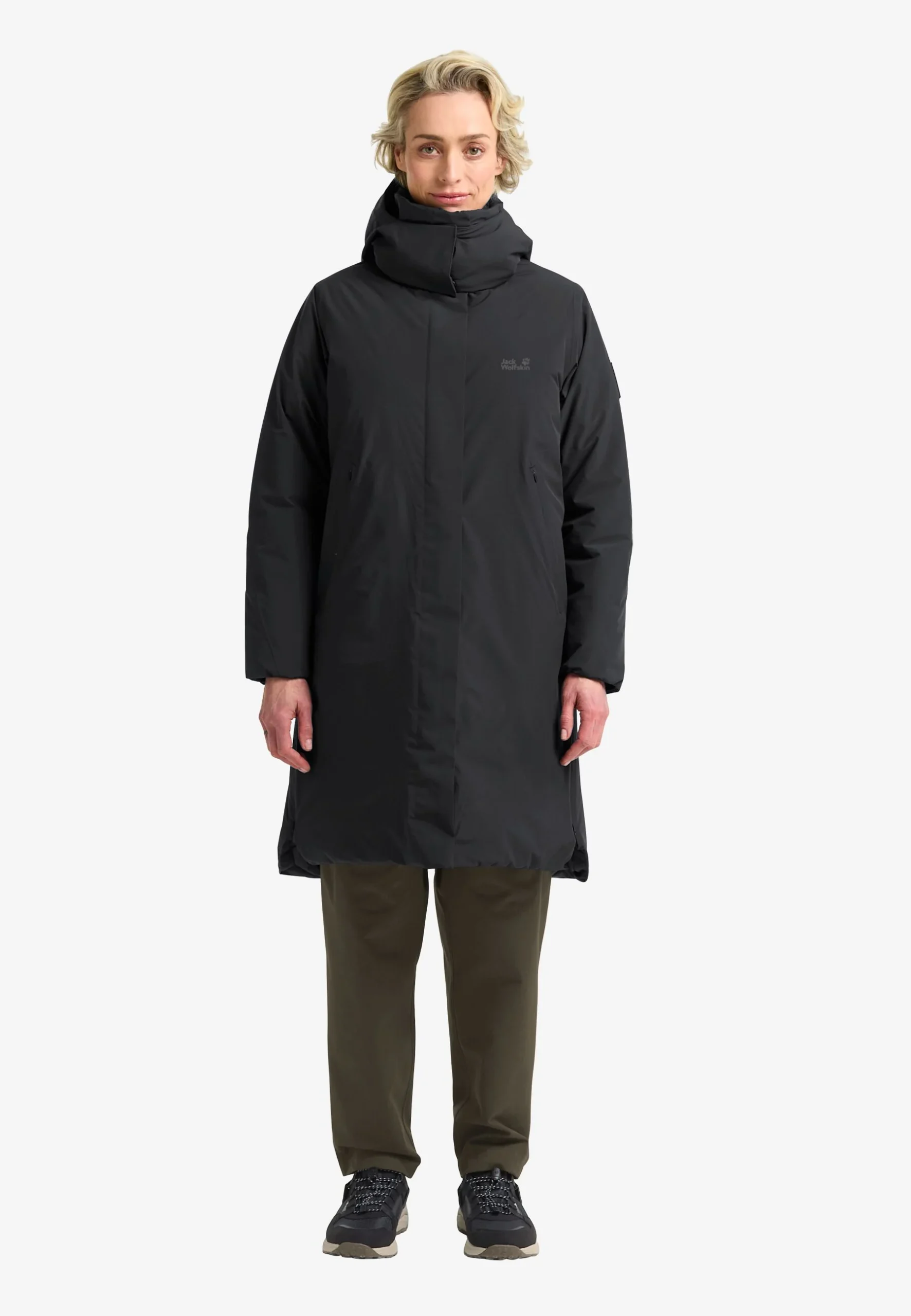Jack Wolfskin Frost Haven Dömu Vetrarkápa Black