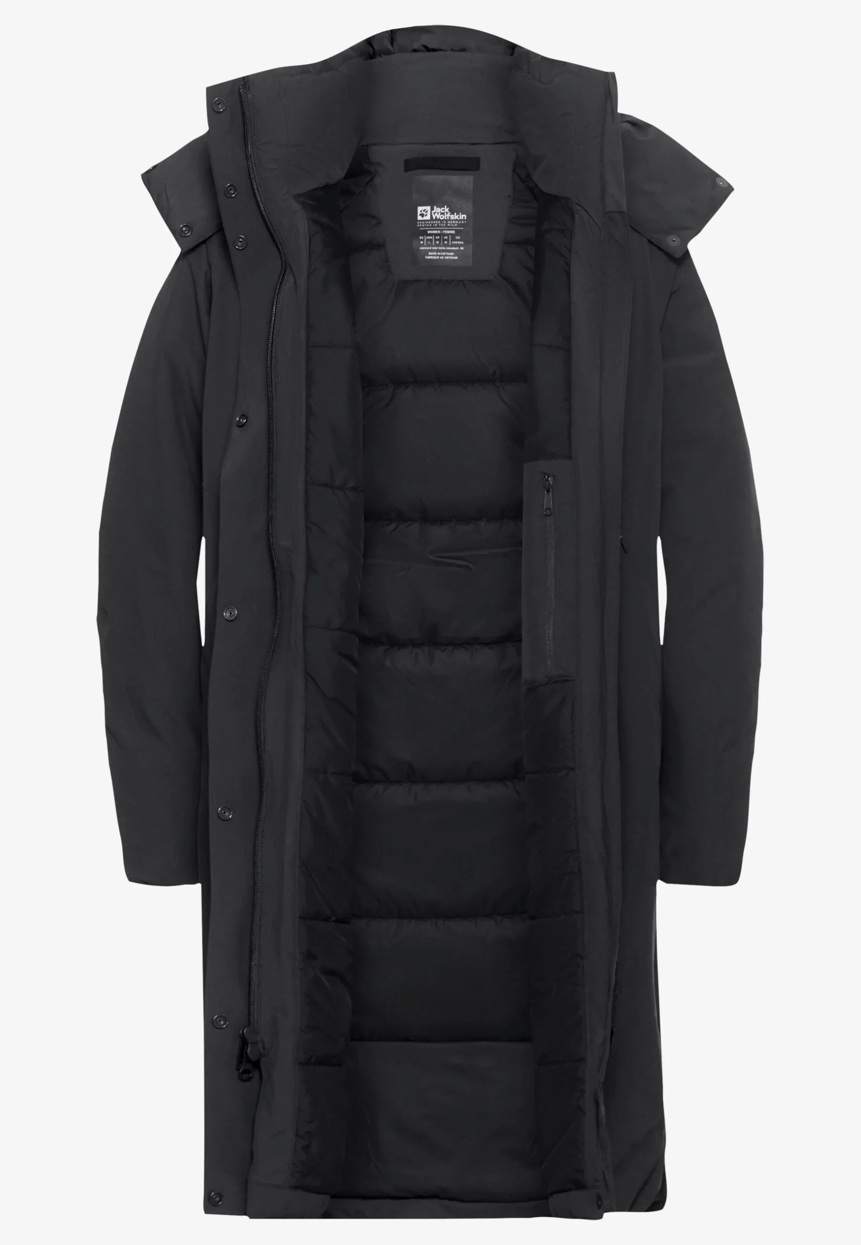 Jack Wolfskin Frost Haven Dömu Vetrarkápa Black - Image 8